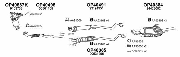  770013 Exhaust system 770013