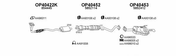  770021 Exhaust system 770021