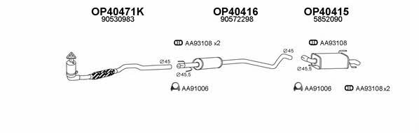  770026 Exhaust system 770026