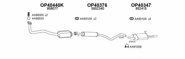  770027 Exhaust system 770027