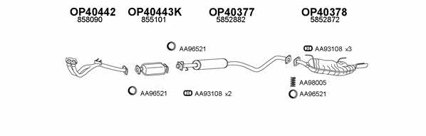  770030 Exhaust system 770030