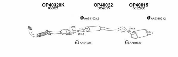  770050 Exhaust system 770050