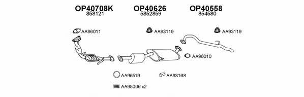 770057 Exhaust system 770057