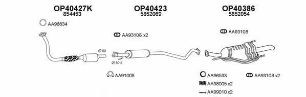  770060 Exhaust system 770060