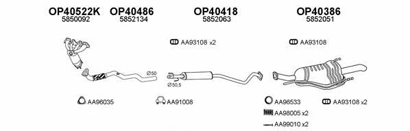  770061 Exhaust system 770061