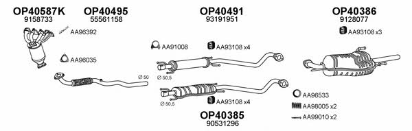  770062 Exhaust system 770062