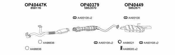  770064 Exhaust system 770064