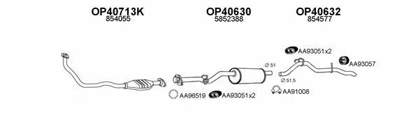  770083 Exhaust system 770083