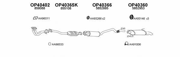  770097 Exhaust system 770097