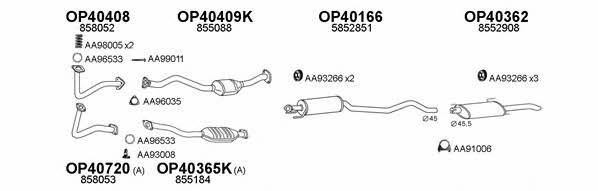  770101 Exhaust system 770101