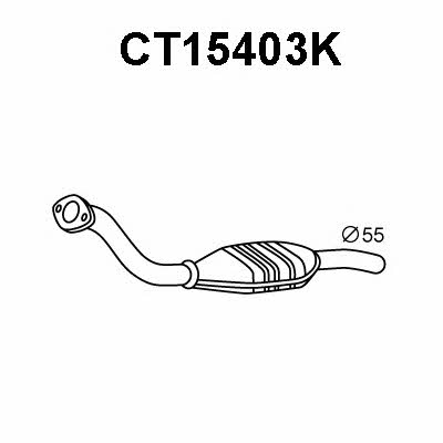 Veneporte CT15403K Catalytic Converter CT15403K