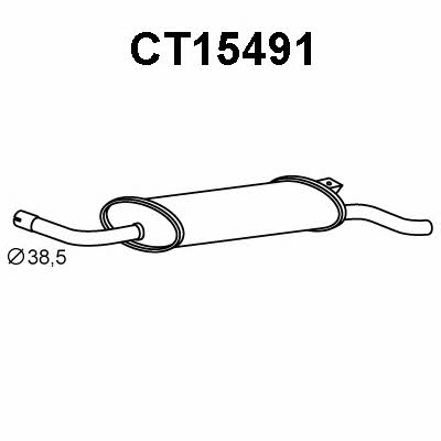  CT15491 End Silencer CT15491