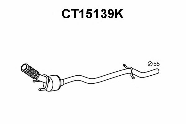 Veneporte CT15139K Catalytic Converter CT15139K