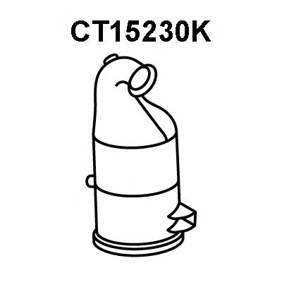 Veneporte CT15230K Catalytic Converter CT15230K