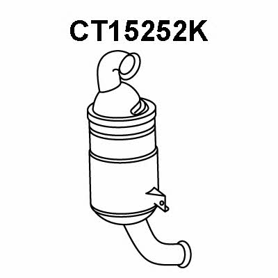 Veneporte CT15252K Catalytic Converter CT15252K