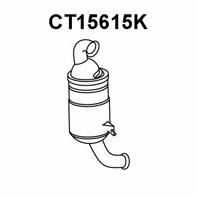 Veneporte CT15615K Catalytic Converter CT15615K