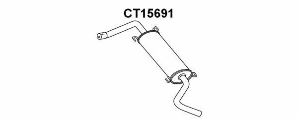 Veneporte CT15691 End Silencer CT15691