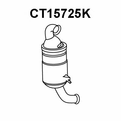 Veneporte CT15725K Catalytic Converter CT15725K