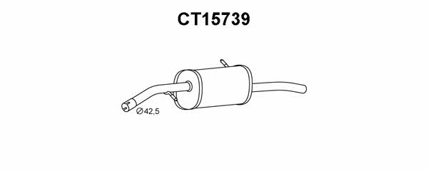 Veneporte CT15739 End Silencer CT15739