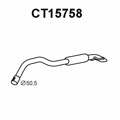  CT15758 End Silencer CT15758