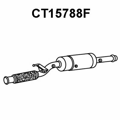 Veneporte CT15788F Diesel particulate filter DPF CT15788F