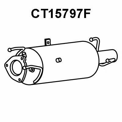 Veneporte CT15797F Diesel particulate filter DPF CT15797F