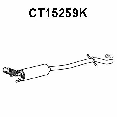 Veneporte CT15259K Catalytic Converter CT15259K
