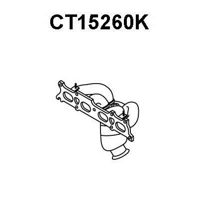 Veneporte CT15260K Catalytic Converter CT15260K