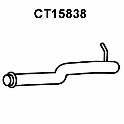 Veneporte CT15838 Exhaust pipe CT15838