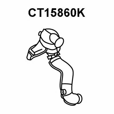 Veneporte CT15860K Catalytic Converter CT15860K