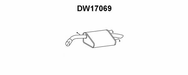 Veneporte DW17069 End Silencer DW17069