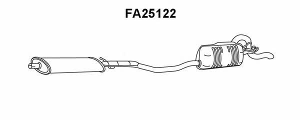 Veneporte FA25122 End Silencer FA25122