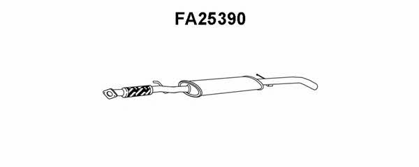  FA25390 Central silencer FA25390