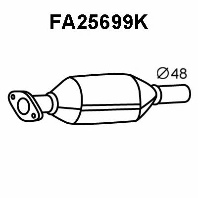 Veneporte FA25699K Catalytic Converter FA25699K