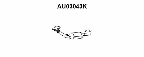 Veneporte AU03043K Catalytic Converter AU03043K