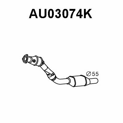 Veneporte AU03074K Catalytic Converter AU03074K