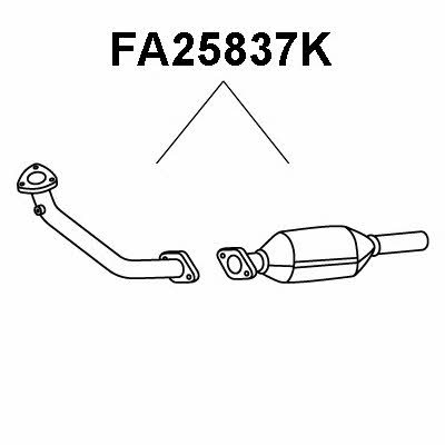 Veneporte FA25837K Catalytic Converter FA25837K