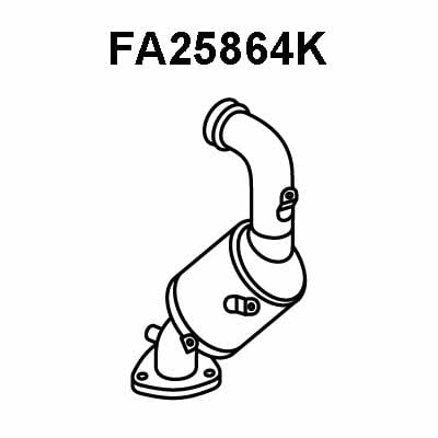 Veneporte FA25864K Catalytic Converter FA25864K