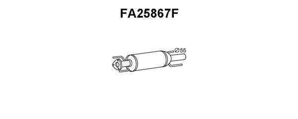 Veneporte FA25867F Diesel particulate filter DPF FA25867F