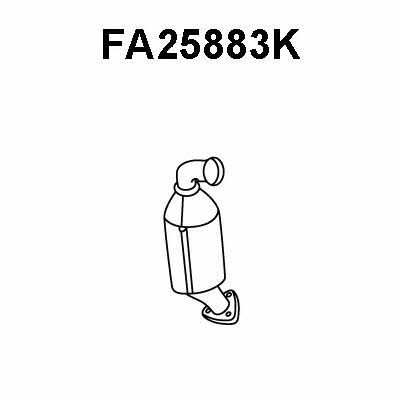 Veneporte FA25883K Catalytic Converter FA25883K