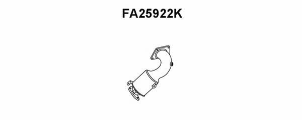 Veneporte FA25922K Catalytic Converter FA25922K