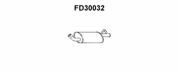 Veneporte FD30032 End Silencer FD30032