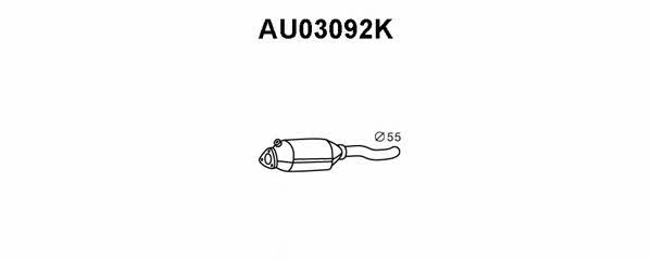 Veneporte AU03092K Catalytic Converter AU03092K
