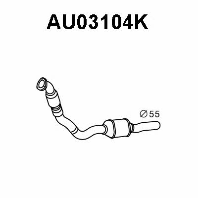Veneporte AU03104K Catalytic Converter AU03104K
