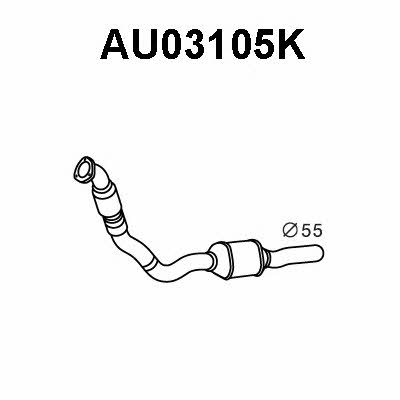 Veneporte AU03105K Catalytic Converter AU03105K
