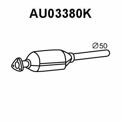 Veneporte AU03380K Catalytic Converter AU03380K