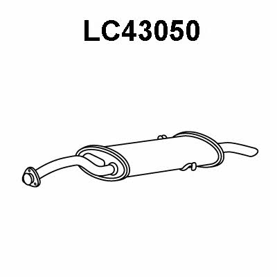 Veneporte LC43050 End Silencer LC43050