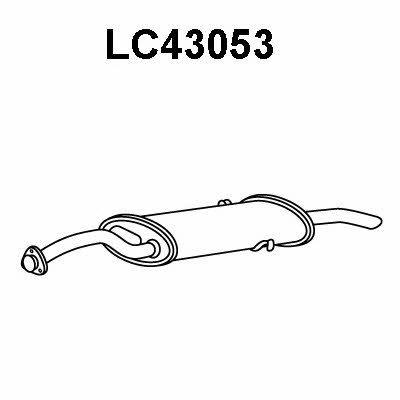 Veneporte LC43053 End Silencer LC43053