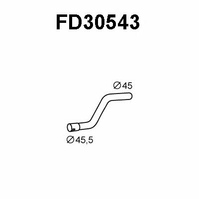 Veneporte FD30543 Exhaust pipe FD30543