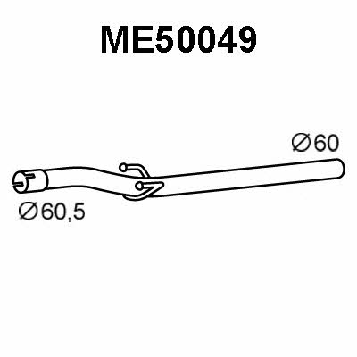 Veneporte ME50049 Exhaust pipe ME50049